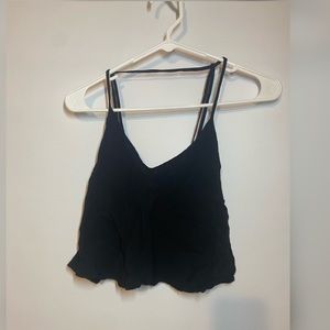Medium Black Cropped Blouse Forever21